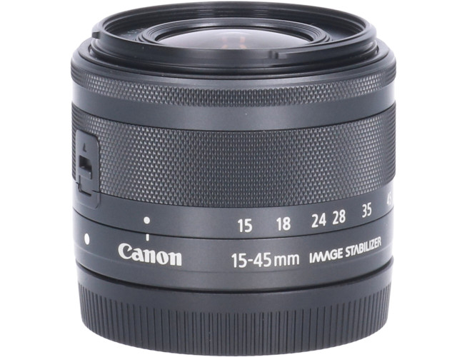 Tweedehands Canon EF-M 15-45mm f/3.5-6.3 IS STM - Zwart CM1875