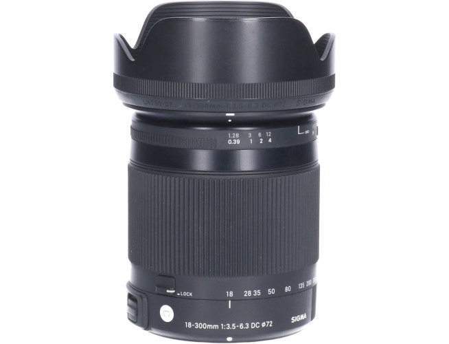 Tweedehands Sigma 18-300mm f/3.5-6.3 DC OS HSM Macro Contemporary Nikon CM1921