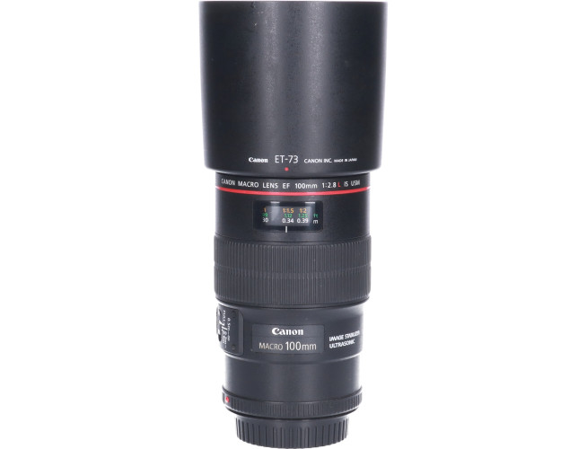 Tweedehands Canon EF 100mm f/2.8L IS Macro USM CM1981