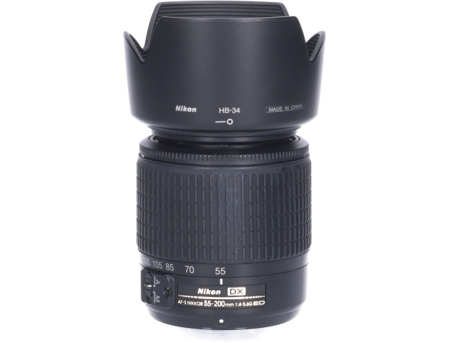 Tweedehands Nikon 55-200mm f/4.0-5.6 G AF-S DX ED CM2075