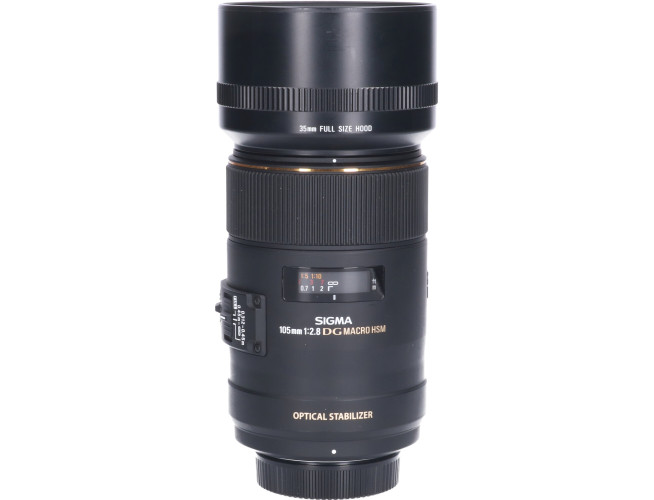 Tweedehands Sigma 105mm f/2.8 EX DG OS HSM Macro Nikon CM2153