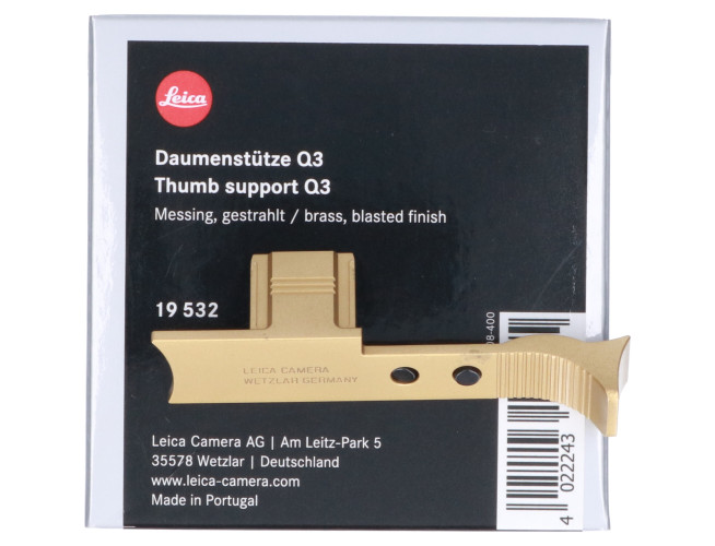 Tweedehands Leica Q3 Thumb Support - Messing CM2457