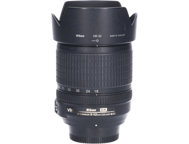 Tweedehands Nikon AF-S 18-105mm f/3.5-5.6G VR DX CM2755