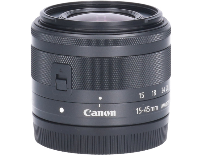 Tweedehands Canon EF-M 15-45mm f/3.5-6.3 IS STM - Zwart CM2779
