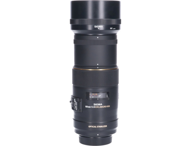 Tweedehands Sigma 105mm f/2.8 EX DG OS HSM Macro Nikon CM2871