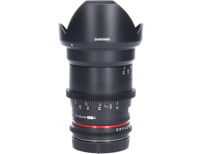 Tweedehands Samyang 35mm T1.5 ED AS IF UMC VDSLR II Canon EF CM2890