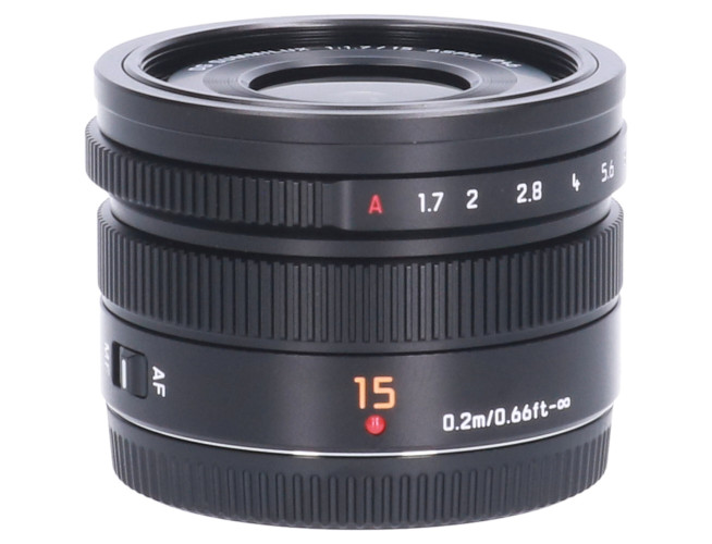Tweedehands Panasonic Leica DG Summilux 15mm f/1.7 ASPH - Zwart CM2934