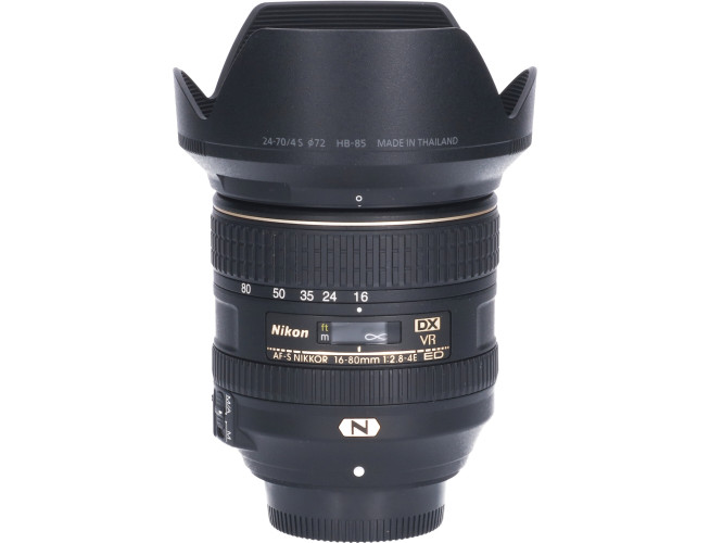 Tweedehands Nikon AF-S 16-80mm f/2.8-4.0 ED VR DX CM2950