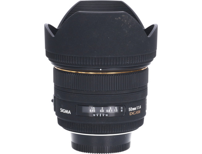Tweedehands Sigma 50mm f/1.4 EX DG HSM Nikon-AF CM3028