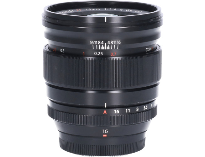Tweedehands Fujifilm XF 16mm f/1.4 R WR - Zwart CM3050