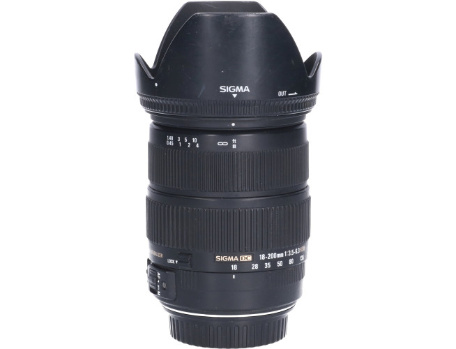 Tweedehands Sigma 18-200mm f/3.5-6.3 DC OS HSM Canon CM3107