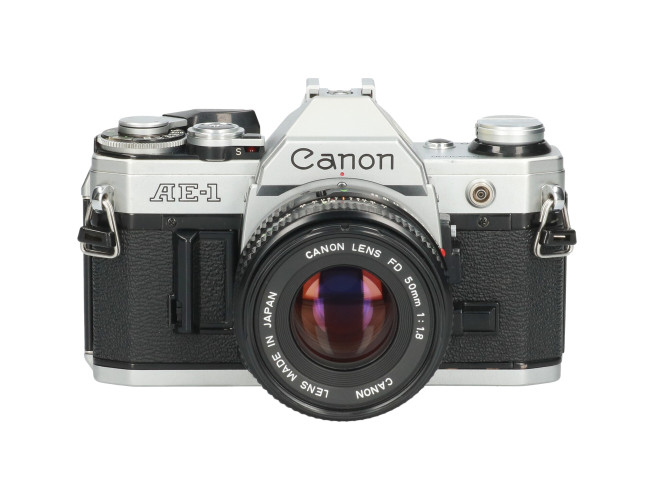 Tweedehands Canon AE-1 + Canon New FD 50mm f/1.8 CM3198