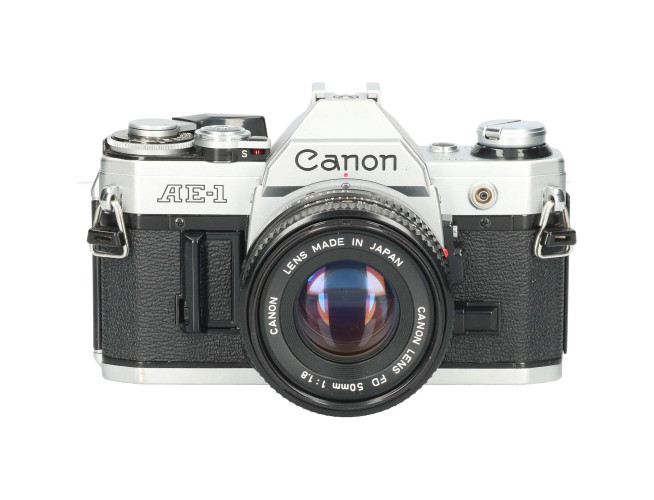 Tweedehands Canon AE-1 + Canon New FD 50mm f/1.8 CM3199