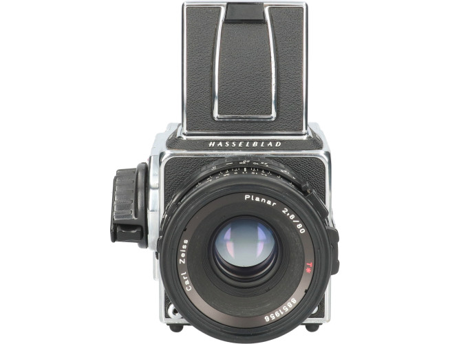 Tweedehands Hasselblad 501CM + A12 V 6x6 back + Planar 80mm f/2.8 CB CM3234