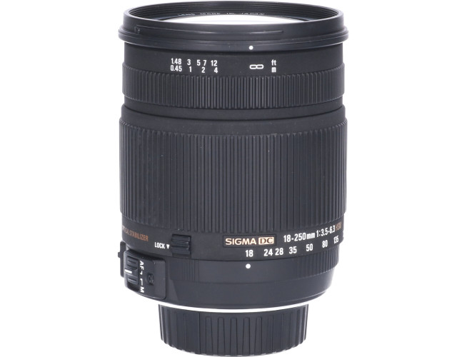 Tweedehands Sigma 18-250mm f/3.5-6.3 DC OS HSM Nikon-AFD CM3467