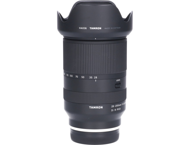 Tweedehands Tamron 28-200mm f/2.8-5.6 Di III RXD Sony FE CM3557