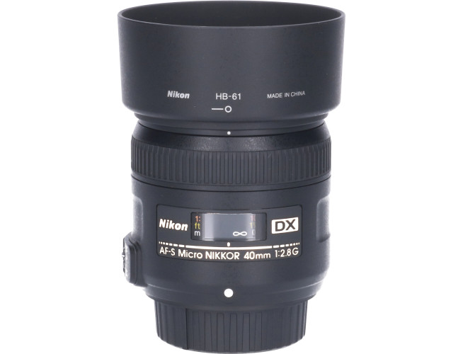 Tweedehands Nikon AF-S 40mm f/2.8G DX Micro CM3637