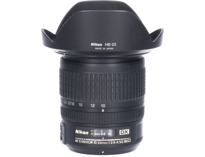 Tweedehands Nikon AF-S 10-24mm f/3.5-4.5G ED DX CM3837