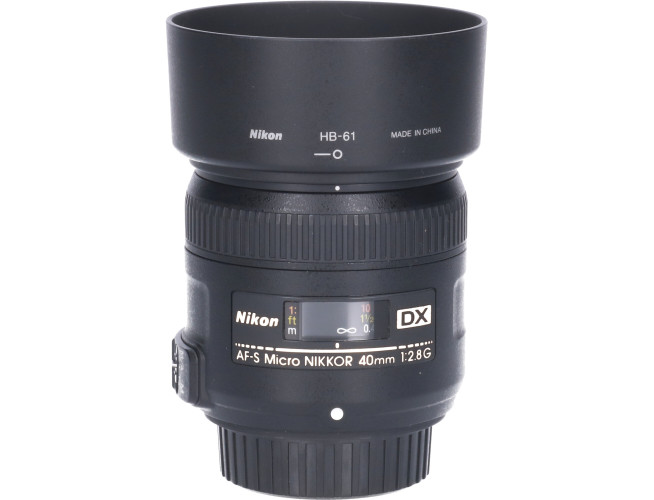 Tweedehands Nikon AF-S 40mm f/2.8G DX Micro CM4324