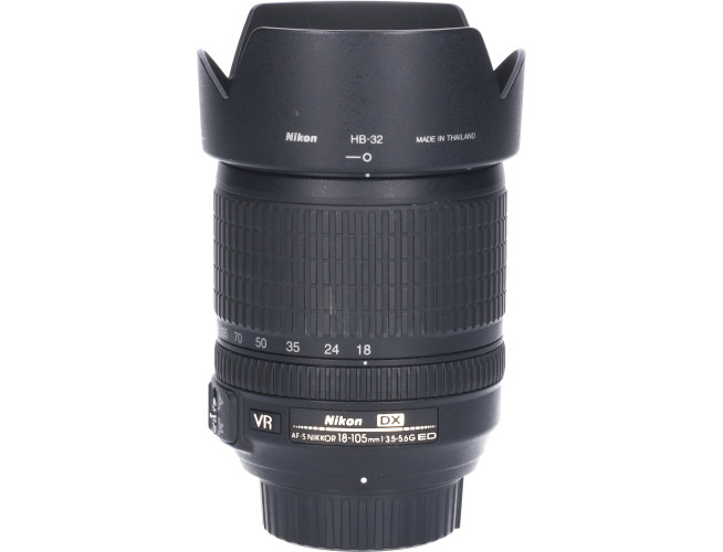 Tweedehands Nikon AF-S 18-105mm f/3.5-5.6G VR DX CM4325