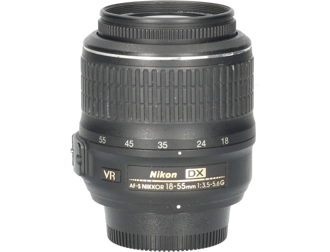 Tweedehands Nikon 18-55mm f/3.5-5.6 AF-S G DX VR CM4598