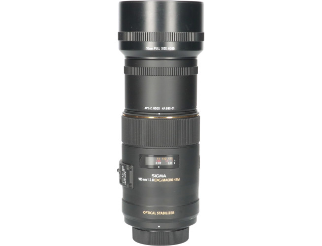 Tweedehands Sigma 105mm f/2.8 EX DG OS HSM Macro Nikon CM4671