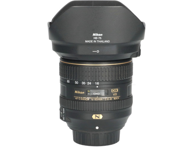 Tweedehands Nikon AF-S 16-80mm f/2.8-4.0 ED VR DX CM4999