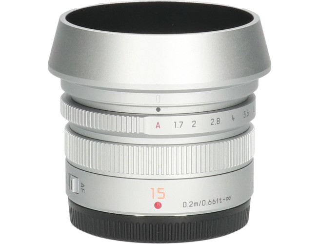 Tweedehands Panasonic Leica DG Summilux 15mm f/1.7 ASPH - Zilver CM5098