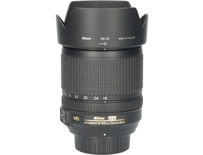 Tweedehands Nikon AF-S 18-105mm f/3.5-5.6G VR DX CM5108