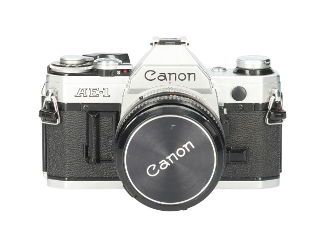 Tweedehands Canon AE-1 met FD 50mm f/1.8 CM5242