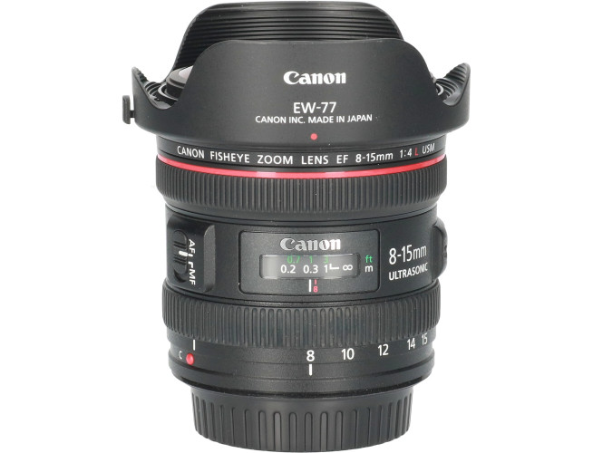 Tweedehands Canon EF 8-15mm f/4.0L Fisheye USM CM6380