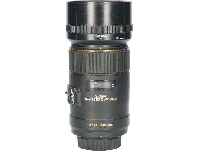 Tweedehands Sigma 105mm f/2.8 EX DG OS HSM Macro Nikon CM6699