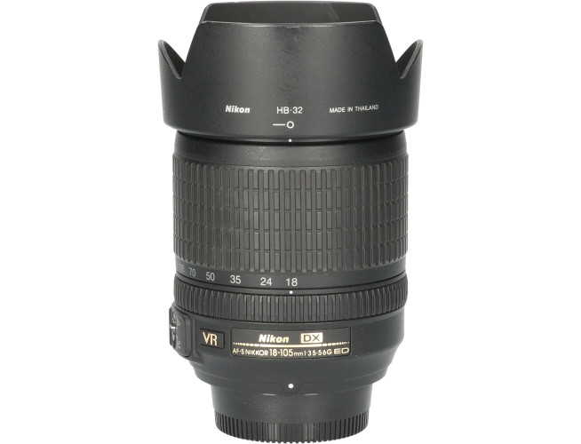 Tweedehands Nikon AF-S 18-105mm f/3.5-5.6G VR DX CM6904