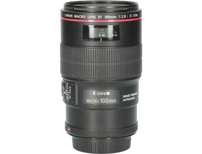Tweedehands Canon EF 100mm f/2.8L IS Macro USM CM7089