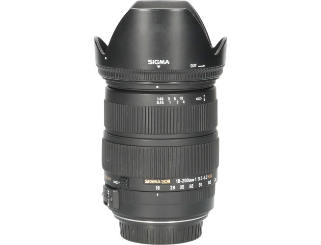 Tweedehands Sigma 18-200mm f/3.5-6.3 DC OS HSM Canon-AF CM7131