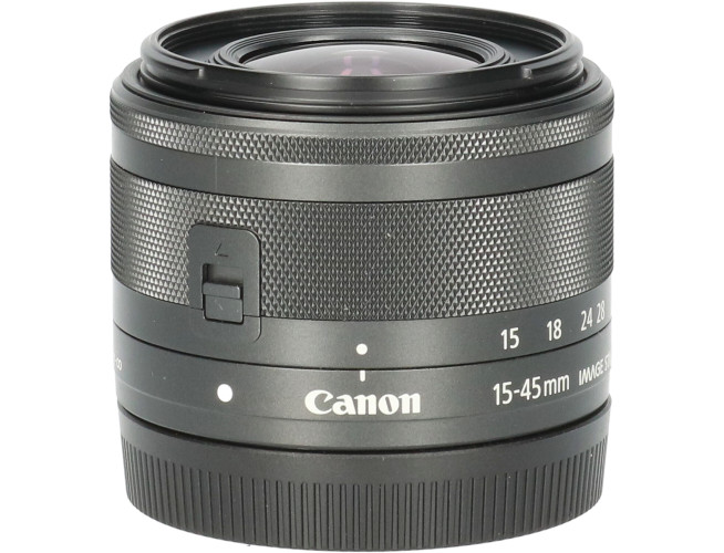Tweedehands Canon EF-M 15-45mm f/3.5-6.3 IS STM - Zwart CM7257