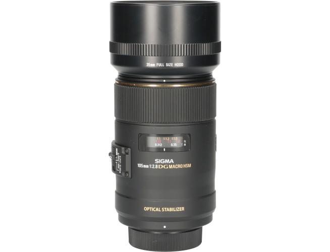 Tweedehands Sigma 105mm f/2.8 EX DG OS HSM Macro Nikon CM7303