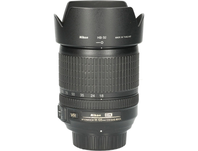 Tweedehands Nikon AF-S 18-105mm f/3.5-5.6G VR DX CM7510