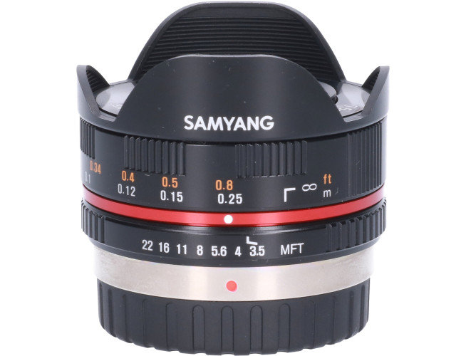 Tweedehands Samyang 7.5mm f/3.5 UMC Micro 4/3 - Zwart CM8706