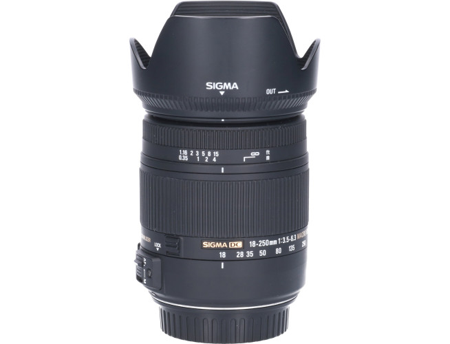 Tweedehands Sigma 18-250mm f/3.5-6.3 DC OS HSM Macro Canon CM8891