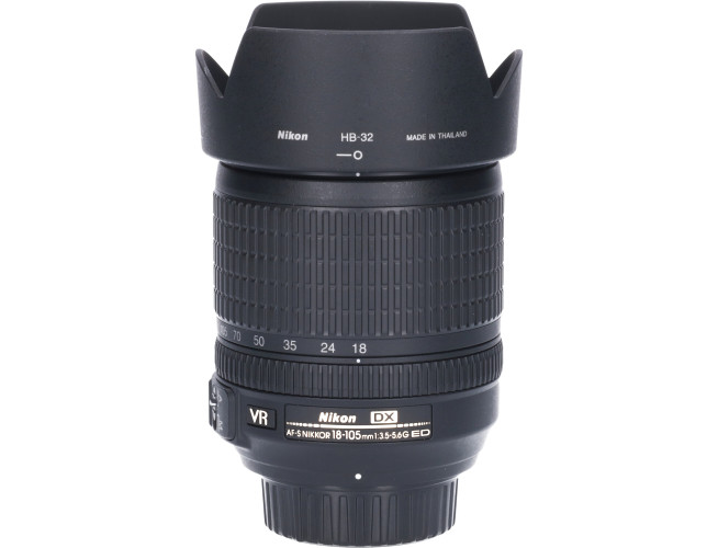 Tweedehands Nikon AF-S 18-105mm f/3.5-5.6G VR DX CM8898