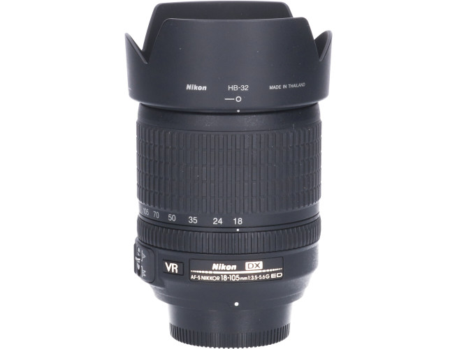 Tweedehands Nikon AF-S 18-105mm f/3.5-5.6G VR DX CM9096