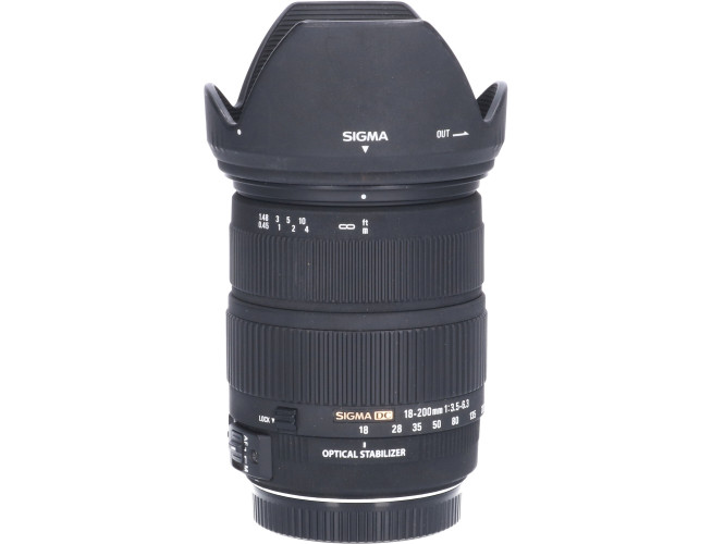 Tweedehands Sigma 18-200mm f/3.5-6.3 DC OS Canon-AF CM9103