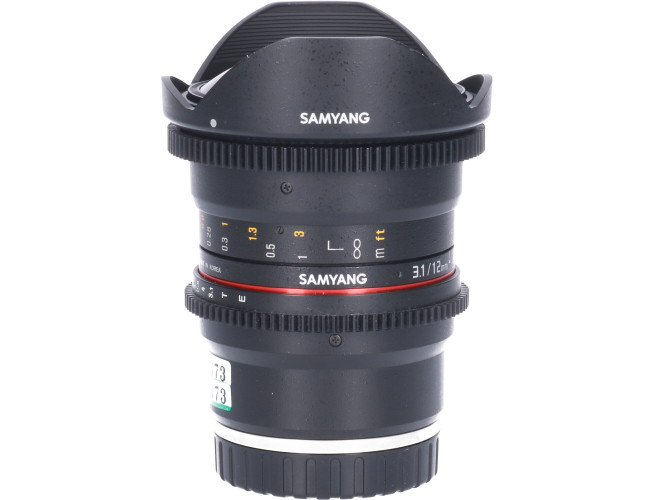 Tweedehands Samyang 12mm T3.1 Fisheye VDSLR Sony E CM9673