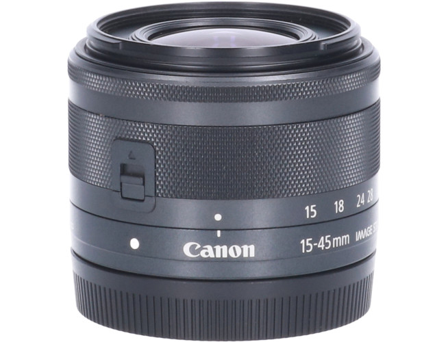 Tweedehands Canon EF-M 15-45mm f/3.5-6.3 IS STM - Zwart CM9709