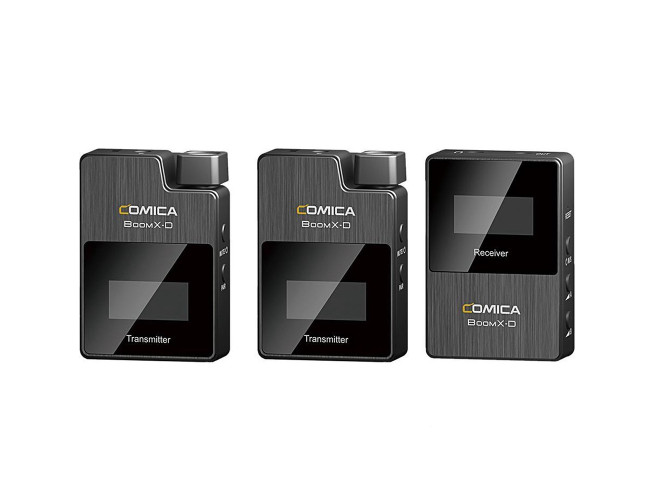 Comica BoomX-D D2 draadloze microfoon met 2 zenders