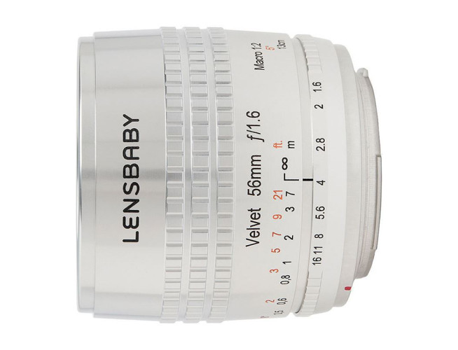 Lensbaby Velvet 56 silver Canon RF
