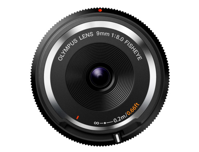 Olympus Body Cap lens 9mm f/8.0 Fisheye - Zwart