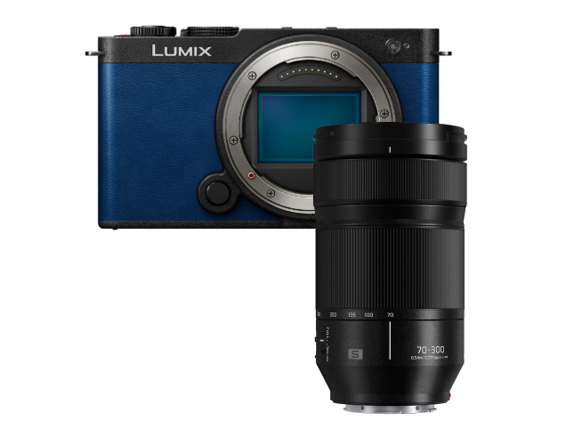 Panasonic Lumix S9 Blauw + 70-300mm f/4.5-5.6 Macro O.I.S.