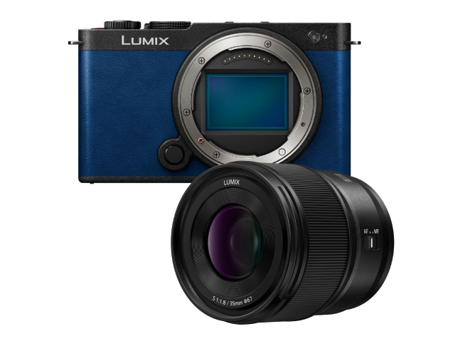 Panasonic Lumix S9 Blauw + 35mm f/1.8
